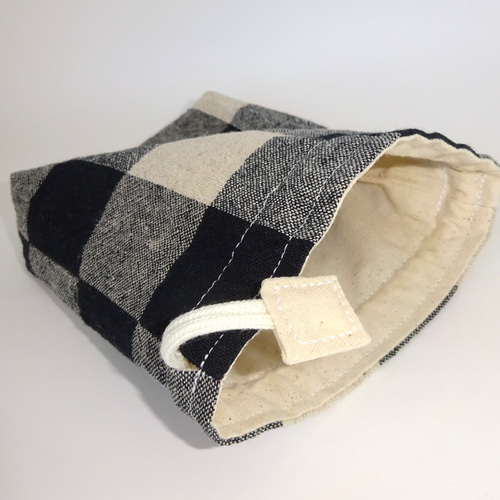 Easy! Make with one 30cm x 35cm piece! drawstring bag - YouTube