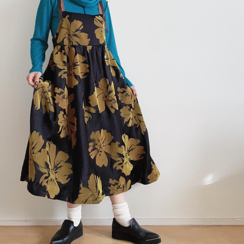 MILLY ストラップ花柄ミモレ丈ワンピース サテン パーティー Amazon | [EightSTAR Dress] パーティードレス ワンピース