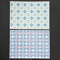 紙質書籍封面 Majolica 瓷磚（彩色）（5 件套） 第7張的照片