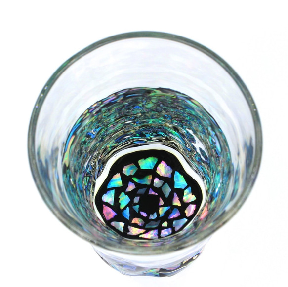 【ペアセット】螺鈿グラス（ 星屑 ）- 限定販売 - 2枚目の画像