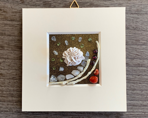 ハンドメイド】半立体コラージュアート