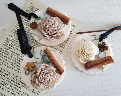 バニラ/アロマワックスサシェ キャンドル・キャンドルホルダー yuki