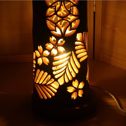 竹格子の灯り 竹格子の灯り