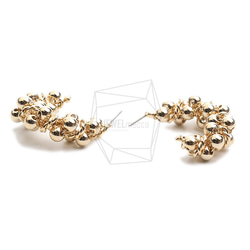 ERG-2256-G【2個入り】バブルボールピアス,Bubble Ball Post Earring 3枚目の画像