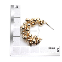 ERG-2256-G【2個入り】バブルボールピアス,Bubble Ball Post Earring 5枚目の画像