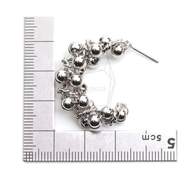 ERG-2256-R【2個入り】バブルボールピアス,Bubble Ball Post Earring 5枚目の画像