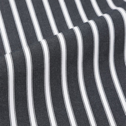 【綿100％肌に優しい】日本製 メンズ パジャマ ペアにおススメ ブロード素材 黒ストライプ柄 長袖 クリスマス ギフト 6枚目の画像