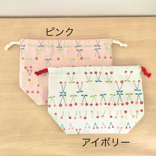 サクランボ柄　お弁当袋　コップ入れ　ハンドメイド さくらんぼ 弁当袋 のおすすめ人気通販｜Creema(クリーマ) 国内最大の