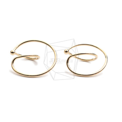 ERG-2257-G【2個入り】ラウンドイヤーカフ/Round Earcuffs Earrings 1枚目の画像