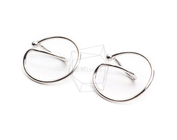 ERG-2257-R【2個入り】ラウンドイヤーカフ/Round Earcuffs Earrings 2枚目の画像