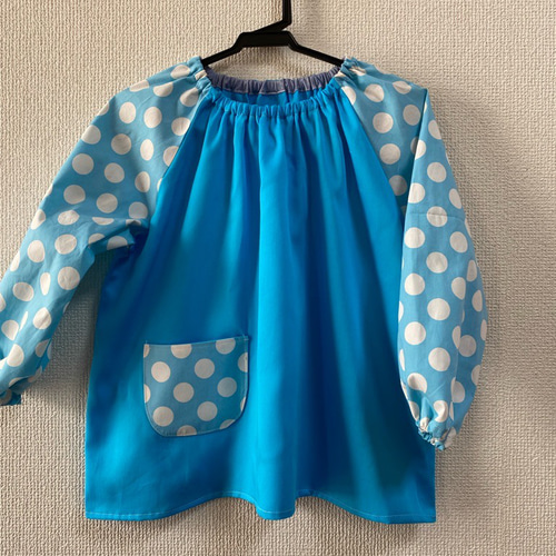 幼稚園用スモック 110 ほてり 青