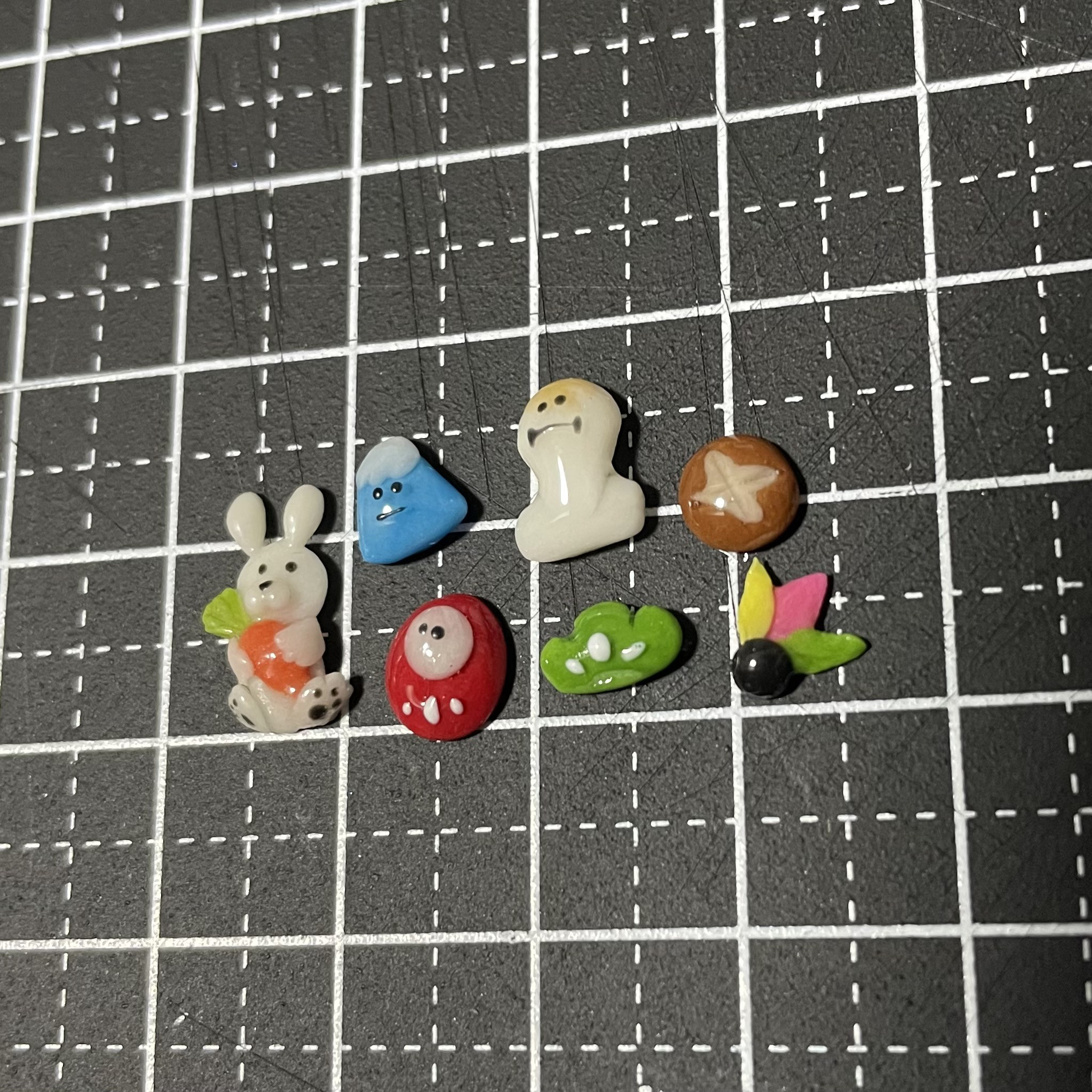 送料無料】 3dネイルパーツ お正月 うさぎ 干支 にんじん