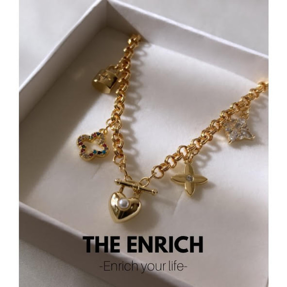 【18KGP】DoubleRolo チェーン ネックレス 1枚目の画像