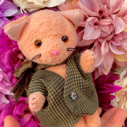 くたくた猫のぬいぐるみ ぬいぐるみ 愛恋虹 通販 15734109｜Creema