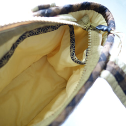 [槑的手作包] 蜂巢壓花拼布（中）~ 拼布包.手縫包.手提包 第5張的照片