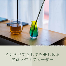 IGUNEMU イグサアロマリードディフューザー 熊本県八代産のイグサ蒸留水とイグサスティックを使用 9枚目の画像