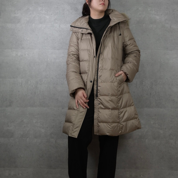 送料無料】とっても軽くて暖かいダウンコート ふわっふわのブルー