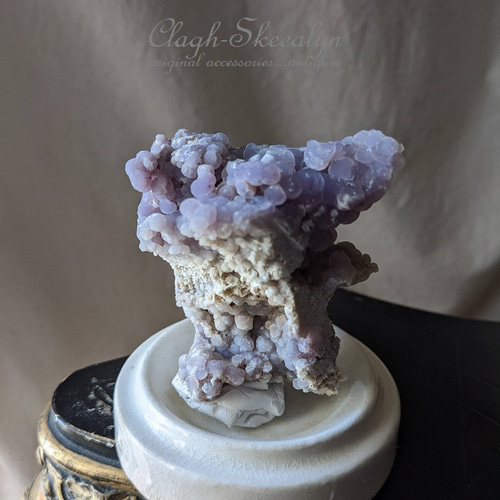 Grape Chalcedony 】グレープカルセドニー原石｜インドネシア