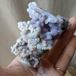 【Grape Chalcedony 】グレープカルセドニー原石｜インドネシア（Indonesia）スラウェシ産｜鉱物標本 6枚目の画像