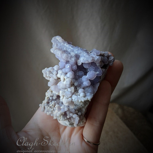 Grape Chalcedony 】グレープカルセドニー原石｜インドネシア