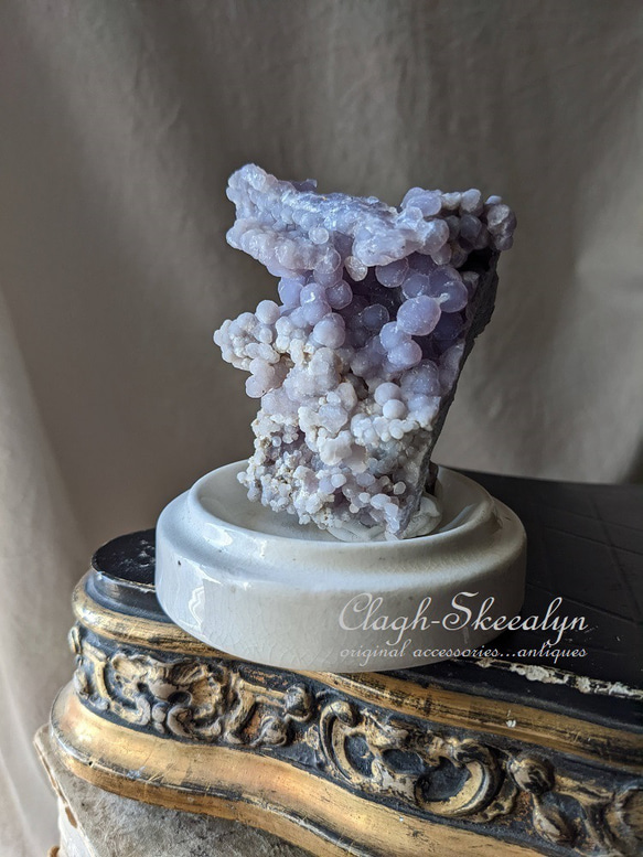 Grape Chalcedony 】グレープカルセドニー原石｜インドネシア
