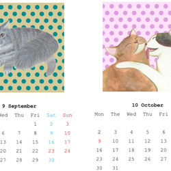 猫カレンダー　2023年　壁掛け 5枚目の画像