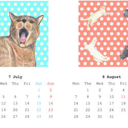猫カレンダー　2023年　壁掛け 7枚目の画像