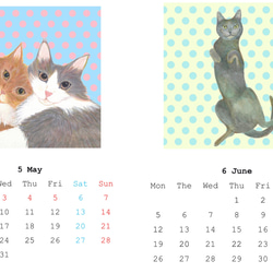 猫カレンダー　2023年　壁掛け 4枚目の画像