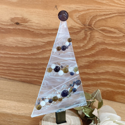 フュージングガラス雑貨クリスマスツリー 2枚目の画像
