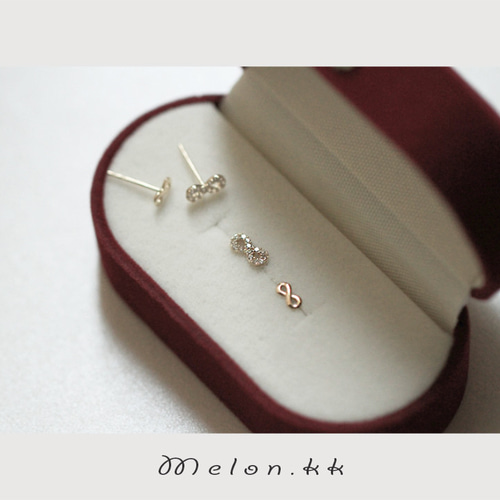 メンズ ピアス 片耳用 インフィニティ 無限 クリスマス スキンジュリー