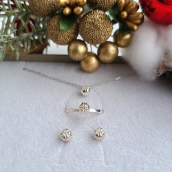 3点セット【Noel✧】ornament jewelry SET / SV925 / オーナメントジュエリー≪送料無料≫ 3枚目の画像