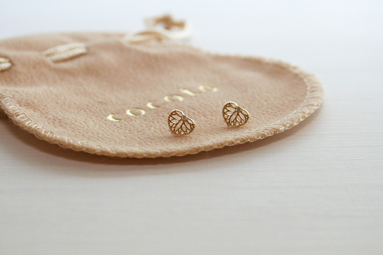 K10YG/ダイヤピアス【AOI / 葵】/WAMON MINI GOLD (PE20024Y)