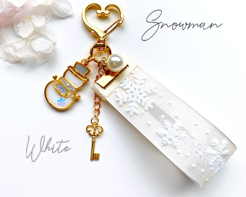 まいまい⁷ ⟬⟭(๑و•̀ω•́)و様 SnowMan チャーム キーホルダー