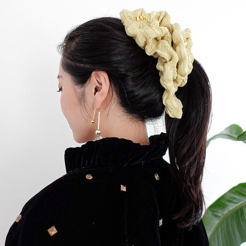 ♡専用♡新品POTETE knit shoushou ニットシュシュ黒 knit