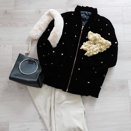 ♡専用♡新品POTETE knit shoushou ニットシュシュ黒 ♡専用♡新品POTETE knit shoushou ニットシュシュ黒 knit