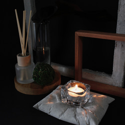 受注生産】金継ぎセメント 「座but-on(さぶとん)」 キャンドルホルダー