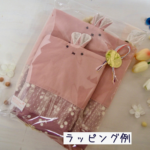 特集掲載】うさぎちゃんレッスンバッグ＋シューズケース＋体操着袋