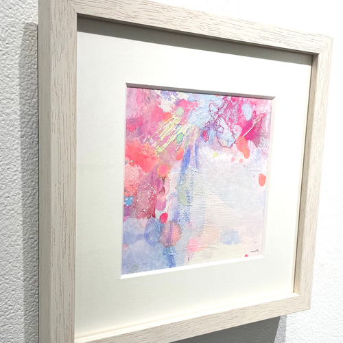 水彩・抽象画 日常のつづきh」アート 抽象画 水彩画 絵画 MarieK 通販