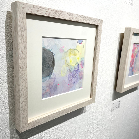 「日々のことg」 水彩画　抽象画 日々のことg