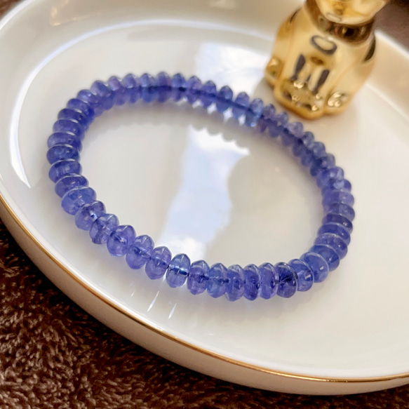 天然無処理　タンザナイト ブレスレット④ 17.9g 天然無処理 タンザナイト ブレスレット ブレスレット 天然石屋
