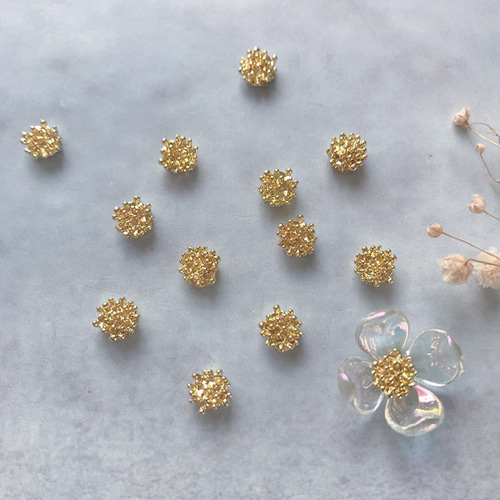 10個【A104】花芯パーツ DIYパーツ 素材パーツ 蝶＆花 通販