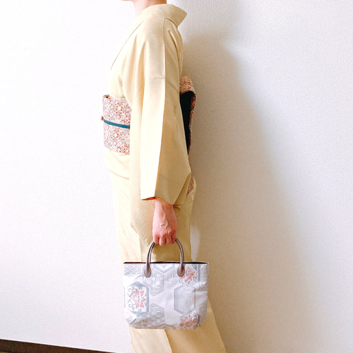 村山大島紬◇着物にも洋服にも合うミニバッグ◇カジュアル＆エレガント