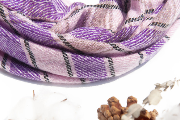 喀什米爾Cashmere 針織圍巾 純羊毛圍巾 手織圍巾 編織圍巾-格紋 沙發巾手織毯 花朵藤蔓葉子 露營蓋毯保暖羊絨 第15張的照片