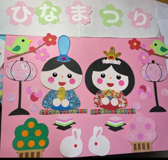 壁面飾り ひなまつり 型紙 桃🍑 通販 15074675｜Creema(クリーマ)