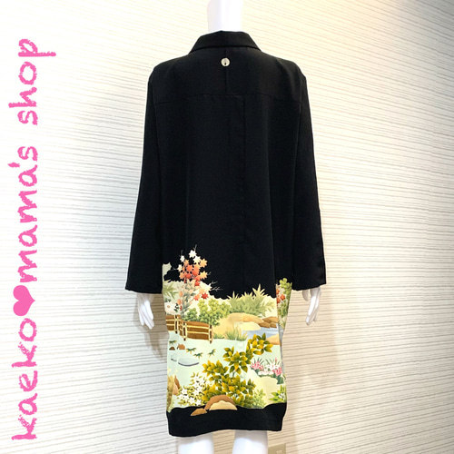 【Tono様】フォーマルワンピース（4点）✿黒留袖✿和モダン（着物リメイク） Tono様】フォーマルワンピース（4点）✿黒留袖✿和モダン（着物リメイク）