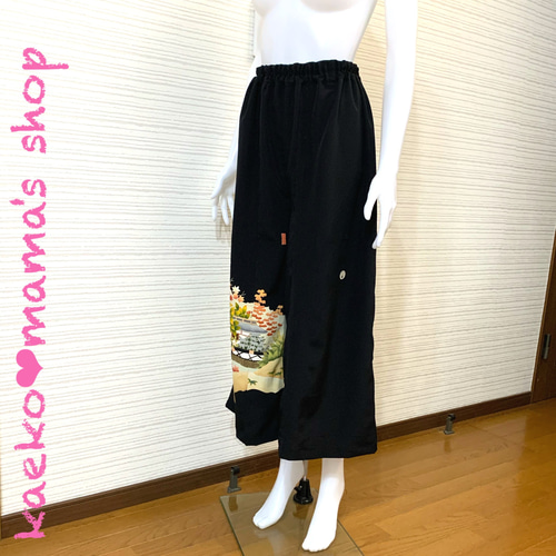 フォーマルワンピース✿黒留袖✿和モダン（着物リメイク）2,3