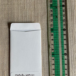 ぽち袋　選べる３枚セット　6種類の絵柄からお好みの３枚を選べます　　風合いのある上品なミニのし袋使用 8枚目の画像