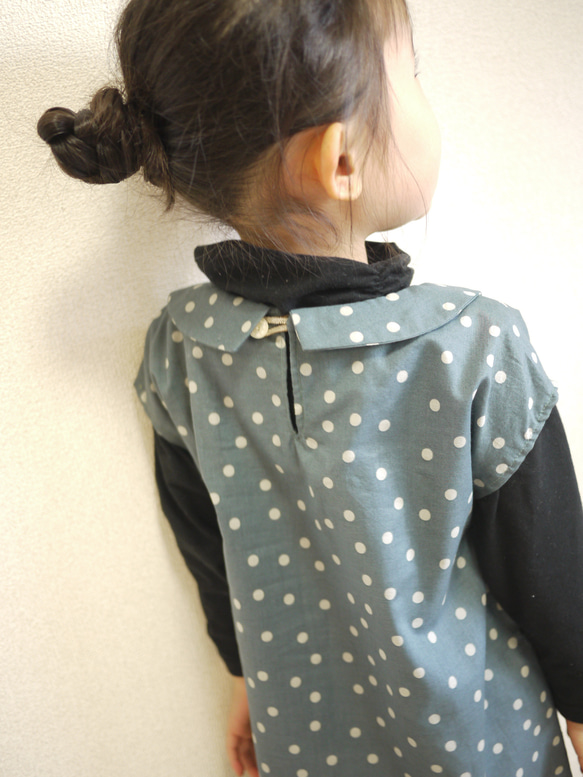 YONE　子供用フレンチブラウス＆ワンピの型紙　　ワンピース　パターン　子供服　りぼん　女の子　ブラウス　かんたん 6枚目の画像