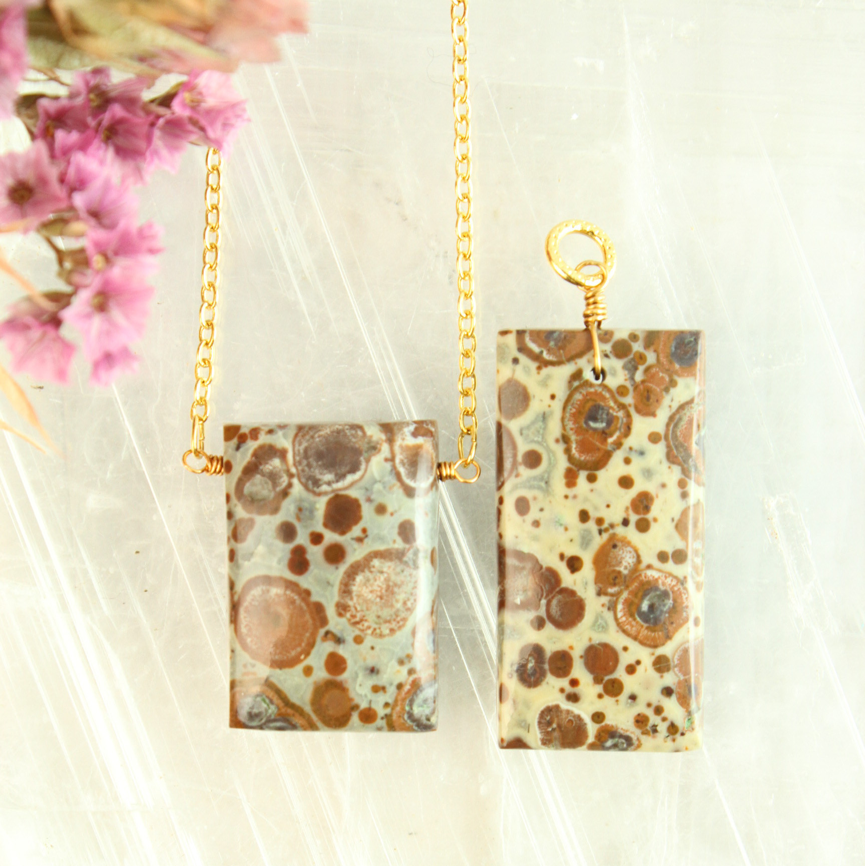 【超希少石/選べる】アステロイド（惑星）ジャスパー　ネックレス