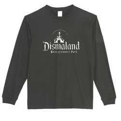 【XS～3XL/5.6ozバンクシー】ディズマランドロングTシャツロングスリーブ★おもしろロンT送料無料・新品 1枚目の画像